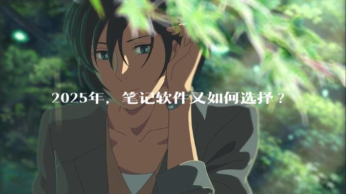 2025年,笔记软件又如何选择?